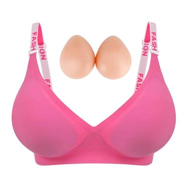 Silicone Fake Chest Bra Small Chest Display Large Chest Pad Female Super Large Chest, Drestiny, Bras, S, M, L, Pink, Black, White, Beige, United States, USA, Australia, New Zealand, United Kingdom, UK, Canada, Silicone breast forms, Mastectomy breast forms, Crossdresser breast forms, Silicone breastplate, Silicone bra inserts, shopdrestiny.com